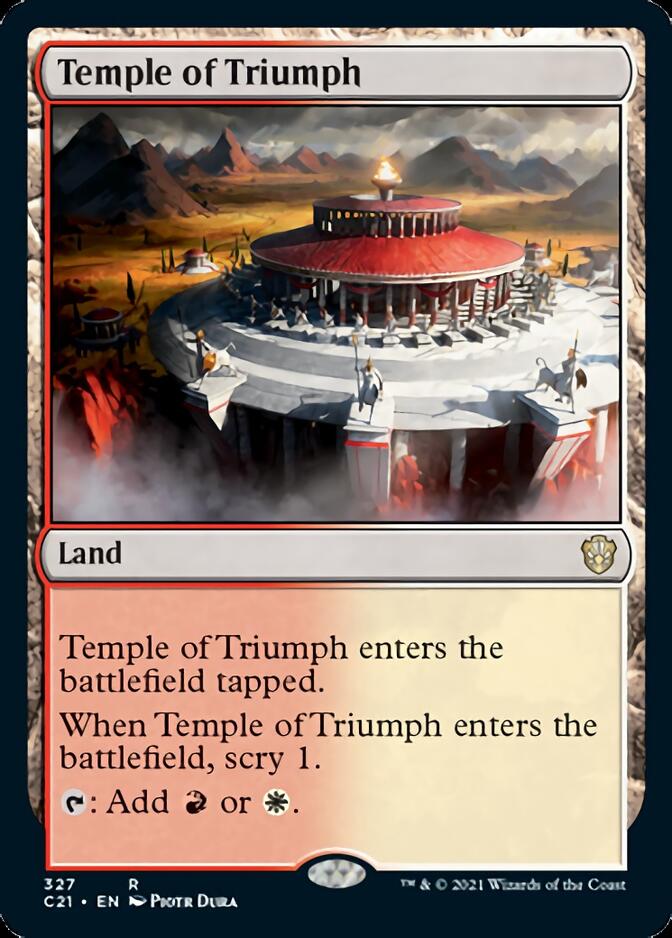 Temple of Triumph [Commander 2021] - The Mythic Store | 24h Order Processing