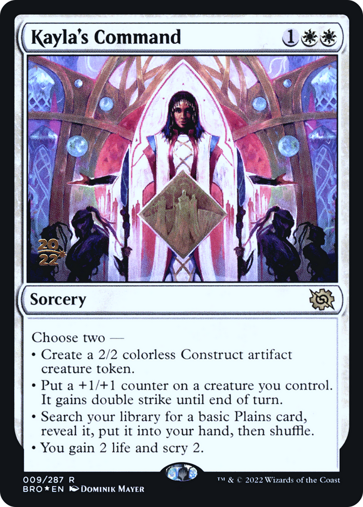 Kayla's Command [The Brothers' War Prerelease Promos] - The Mythic Store | 24h Order Processing