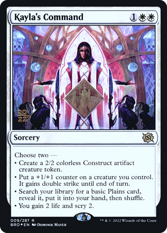 Kayla's Command [The Brothers' War Prerelease Promos] - The Mythic Store | 24h Order Processing