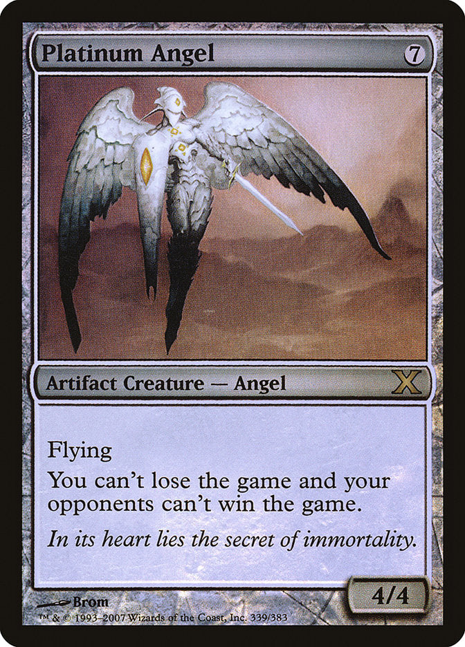 Platinum Angel (Premium Foil) [Tenth Edition] - The Mythic Store | 24h Order Processing
