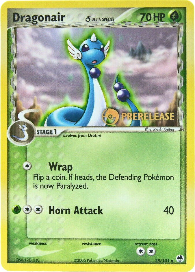 Dragonair (28/101) (Prerelease) [EX: Dragon Frontiers] - The Mythic Store | 24h Order Processing