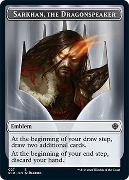 Sarkhan, the Dragonspeaker // Sarkhan, the Dragonspeaker Double-Sided Token [Starter Commander Decks] - The Mythic Store | 24h Order Processing
