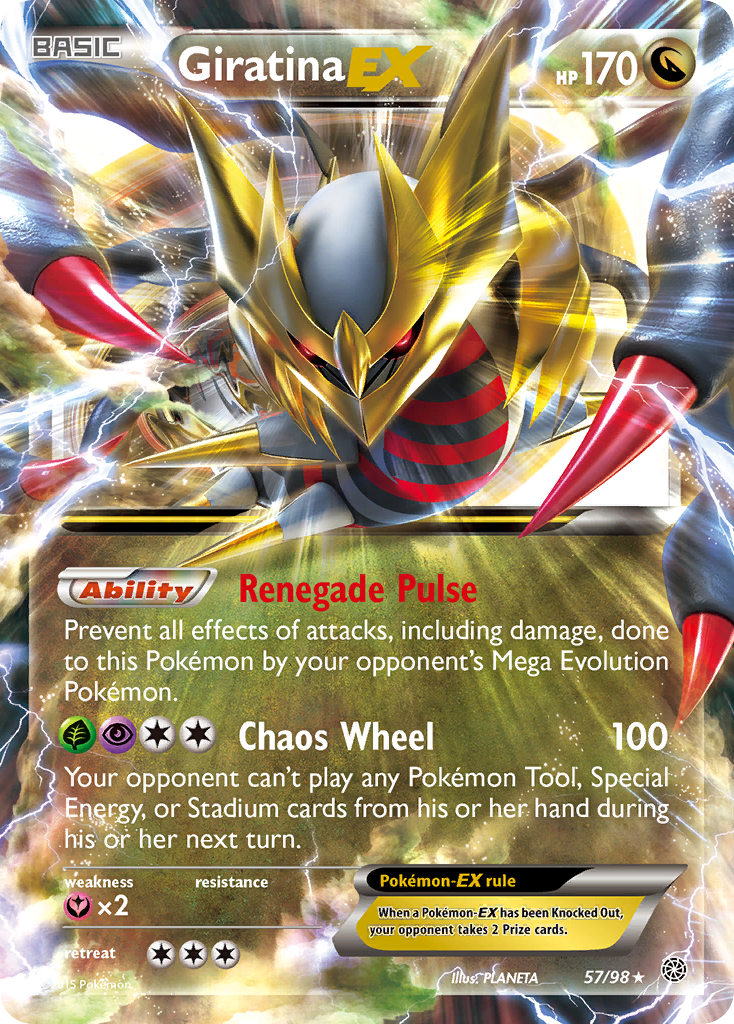 Giratina EX (57/98) [XY: Ancient Origins] - The Mythic Store | 24h Order Processing