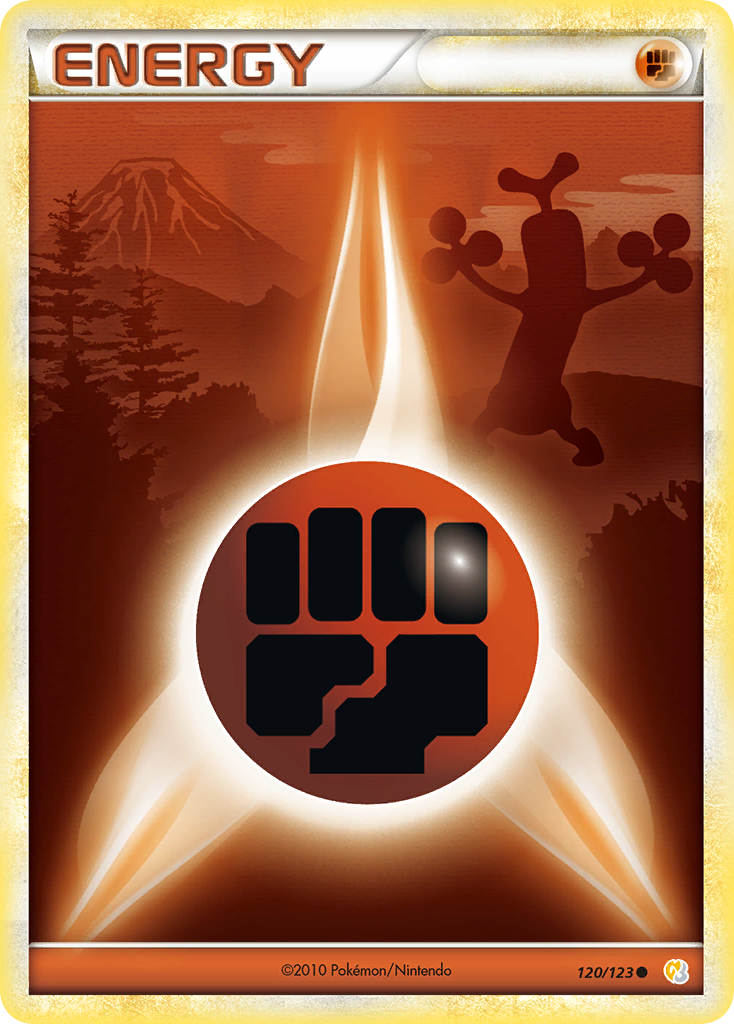Fighting Energy (120/123) [HeartGold & SoulSilver: Base Set] - The Mythic Store | 24h Order Processing