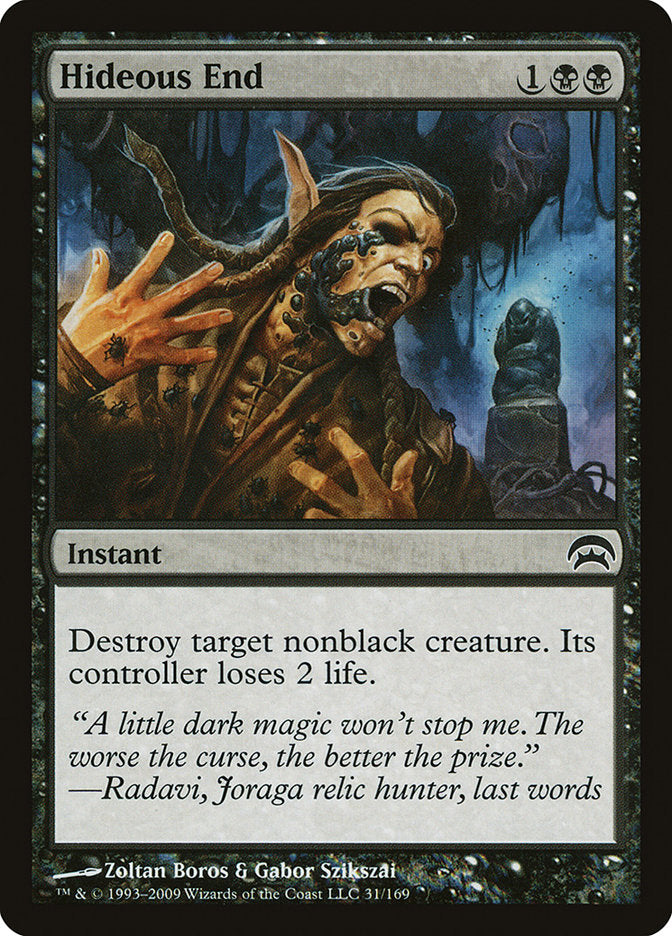 Hideous End [Planechase] - The Mythic Store | 24h Order Processing