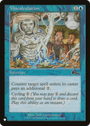 Miscalculation [The List] - The Mythic Store | 24h Order Processing