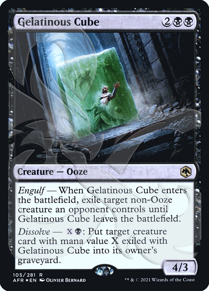 Gelatinous Cube (Ampersand Promo) [Dungeons & Dragons: Adventures in the Forgotten Realms Promos] - The Mythic Store | 24h Order Processing