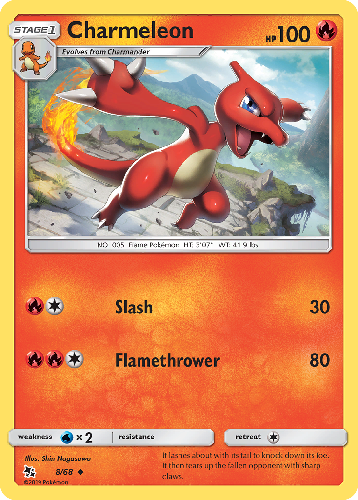 Charmeleon (8/68) [Sun & Moon: Hidden Fates] - The Mythic Store | 24h Order Processing