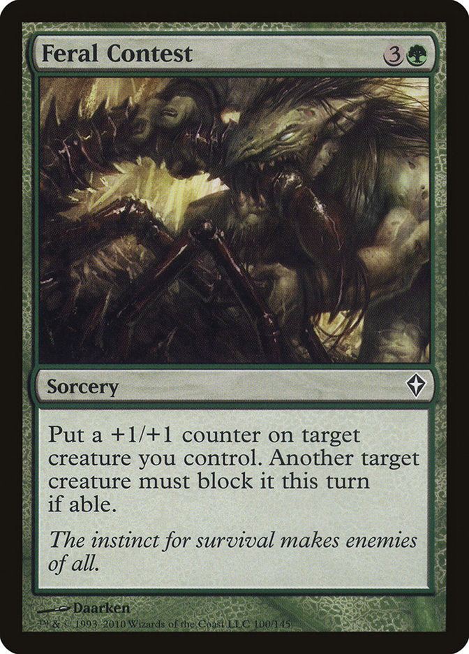 Feral Contest [Worldwake] - The Mythic Store | 24h Order Processing