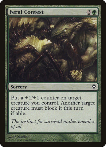 Feral Contest [Worldwake] - The Mythic Store | 24h Order Processing