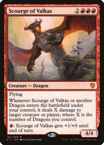 Scourge of Valkas [Commander 2017] - The Mythic Store | 24h Order Processing