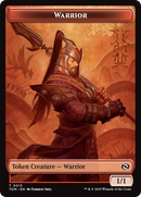Dragon (0011) // Warrior Double-Sided Token [Tarkir: Dragonstorm Tokens] - The Mythic Store | 24h Order Processing