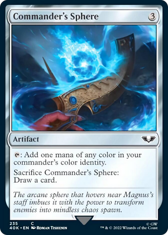 Commander's Sphere (235) (Surge Foil) [Warhammer 40,000] - The Mythic Store | 24h Order Processing