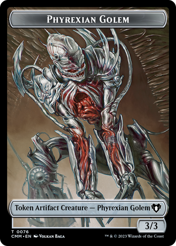 Phyrexian Golem // Ox Double-Sided Token [Commander Masters Tokens] - The Mythic Store | 24h Order Processing