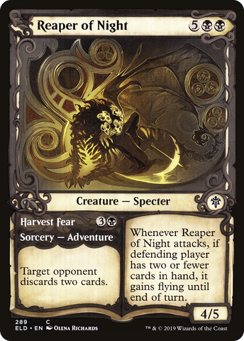 Reaper of Night // Harvest Fear (Showcase) [Throne of Eldraine] - The Mythic Store | 24h Order Processing