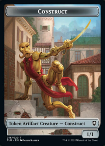 Construct Token [Commander Legends: Battle for Baldur's Gate Tokens] - The Mythic Store | 24h Order Processing