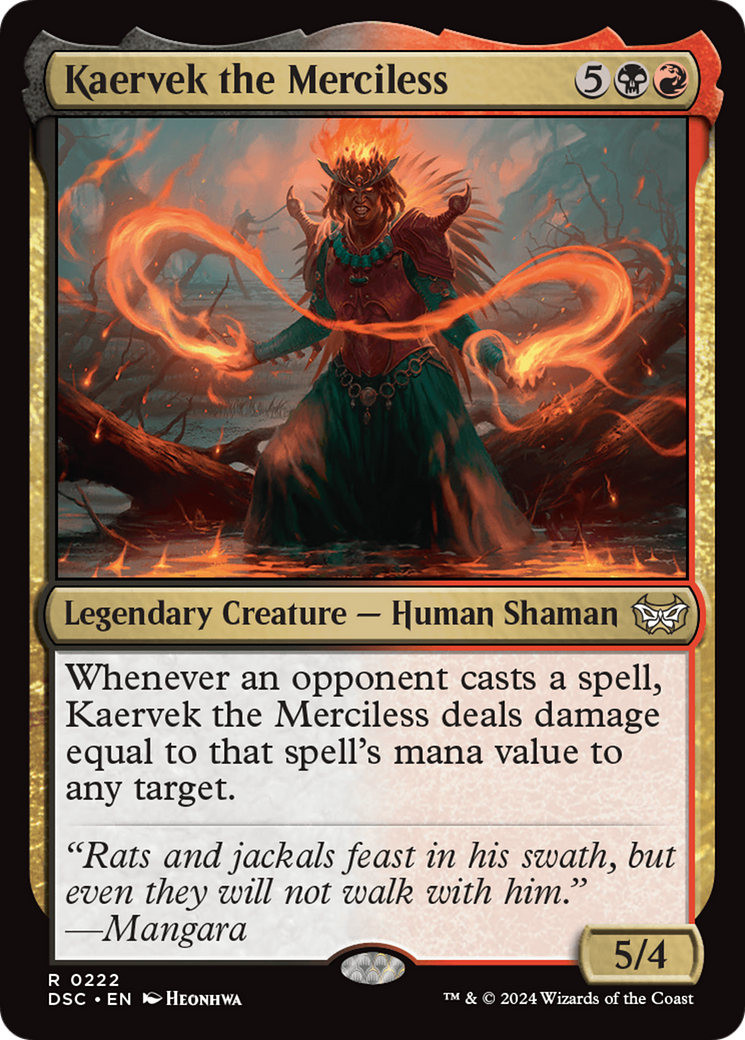 Kaervek the Merciless [Duskmourn: House of Horror Commander] - The Mythic Store | 24h Order Processing