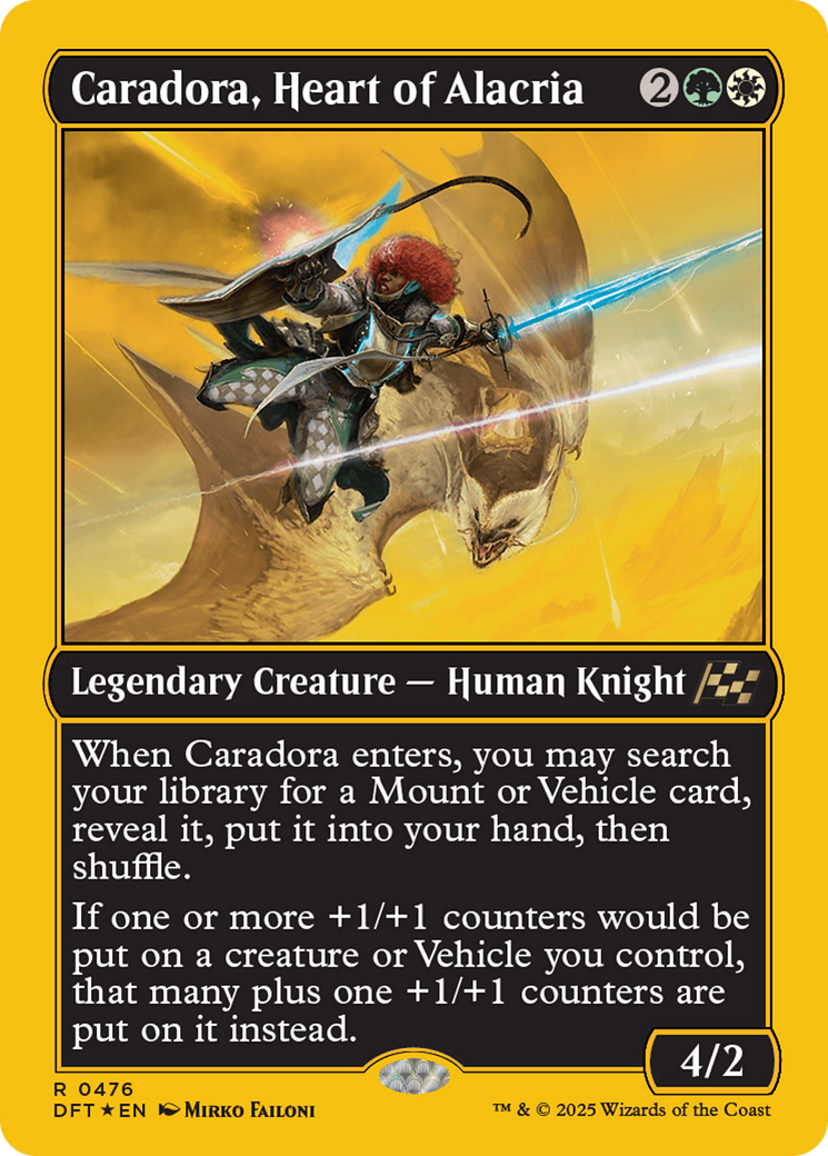 Caradora, Heart of Alacria (First-Place Foil) [Aetherdrift] - The Mythic Store | 24h Order Processing