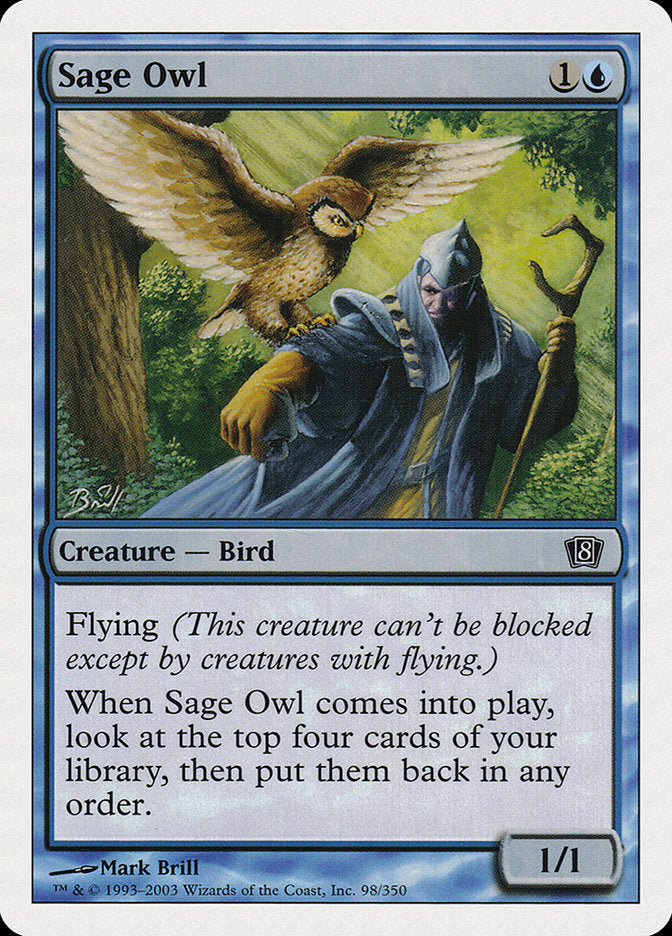 Sage Owl [Eighth Edition] - The Mythic Store | 24h Order Processing