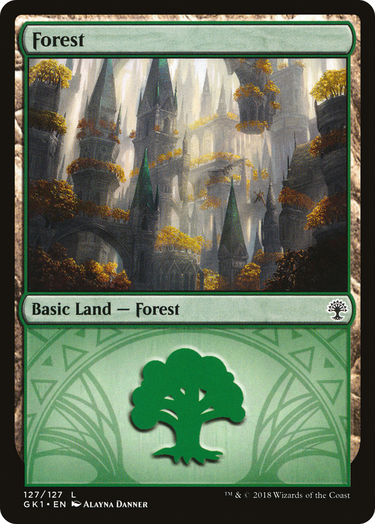 Forest (127) [Guilds of Ravnica Guild Kit] - The Mythic Store | 24h Order Processing