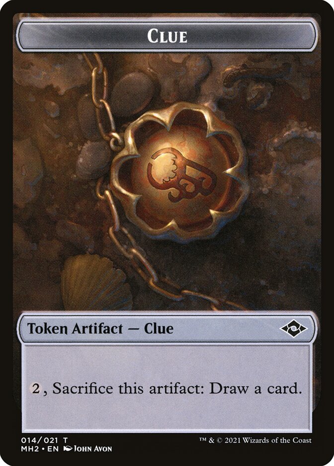 Treasure // Clue Double-Sided Token [Pioneer Challenger Decks 2022] - The Mythic Store | 24h Order Processing