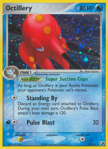 Octillery (10/115) [EX: Unseen Forces] - The Mythic Store | 24h Order Processing