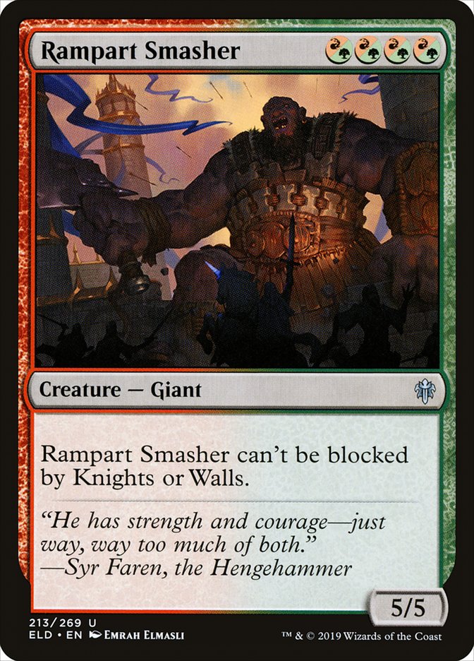 Rampart Smasher [Throne of Eldraine] - The Mythic Store | 24h Order Processing