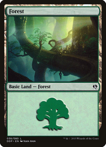 Forest (38) [Duel Decks: Zendikar vs. Eldrazi] - The Mythic Store | 24h Order Processing