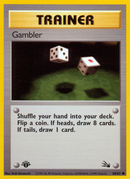 Gambler (60/62) [Fossil 1st Edition] - The Mythic Store | 24h Order Processing