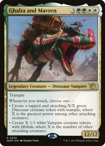 Ghalta and Mavren (Promo Pack) [March of the Machine Promos] - The Mythic Store | 24h Order Processing