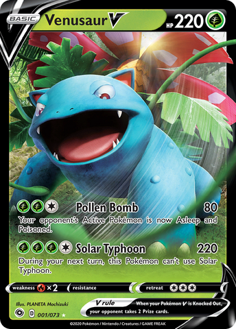 Venusaur V (001/073) [Sword & Shield: Champion's Path] - The Mythic Store | 24h Order Processing