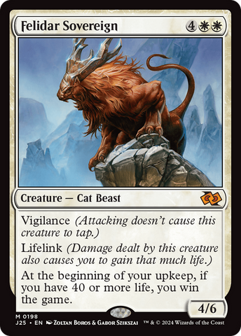 Felidar Sovereign [Foundations Jumpstart] - The Mythic Store | 24h Order Processing