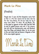 Mark Le Pine Bio [World Championship Decks 1999] - The Mythic Store | 24h Order Processing