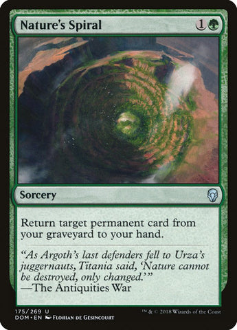 Nature's Spiral [Dominaria] - The Mythic Store | 24h Order Processing