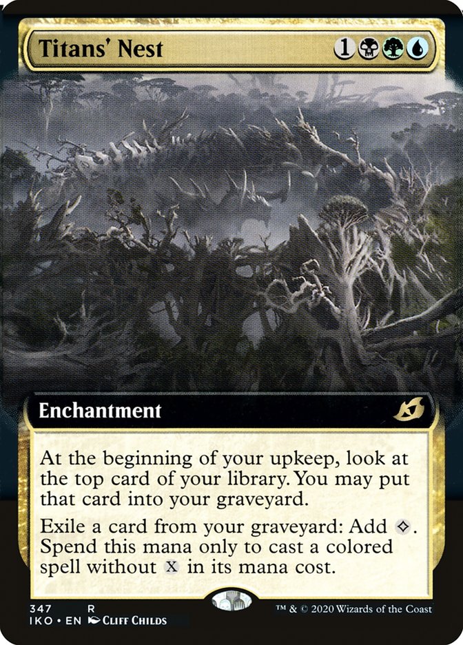 Titans' Nest (Extended Art) [Ikoria: Lair of Behemoths] - The Mythic Store | 24h Order Processing