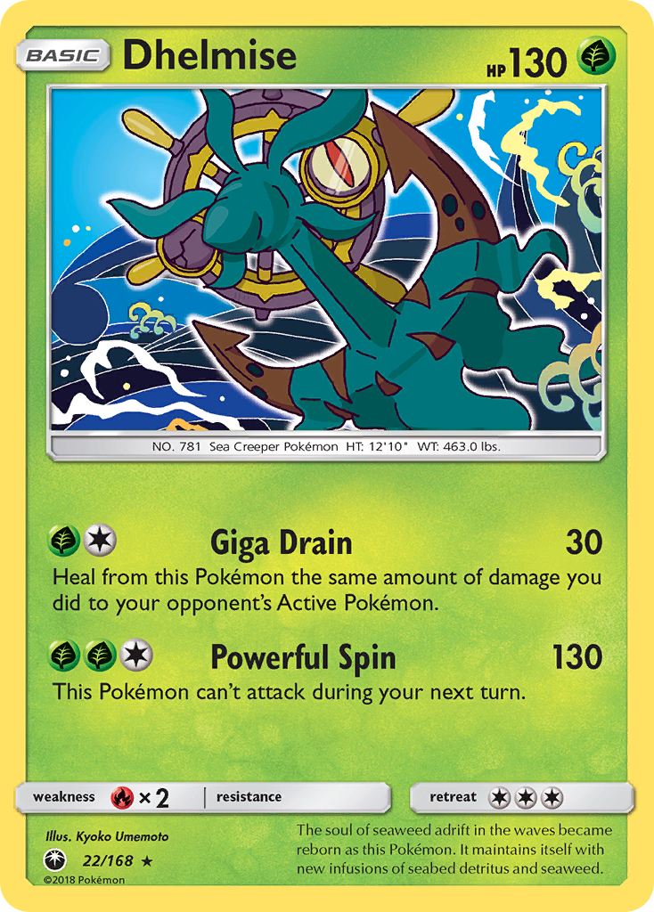 Dhelmise (22/168) [Sun & Moon: Celestial Storm] - The Mythic Store | 24h Order Processing