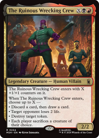 The Ruinous Wrecking Crew [Marvel Super Heroes] - The Mythic Store | 24h Order Processing