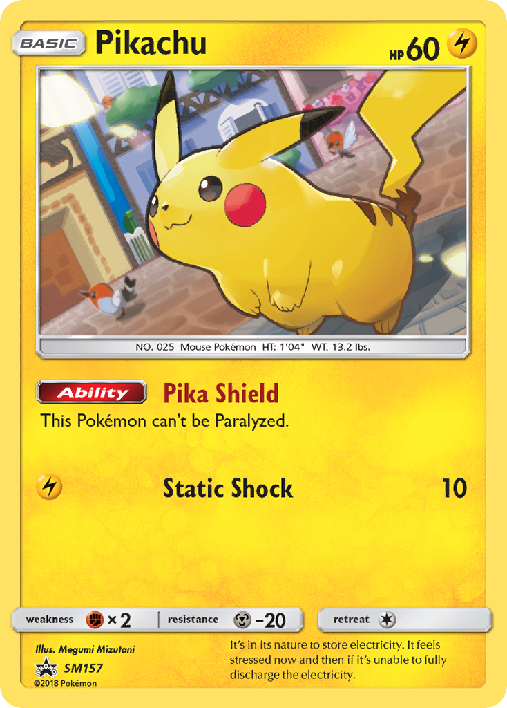 Pikachu (SM157) [Sun & Moon: Black Star Promos] - The Mythic Store | 24h Order Processing