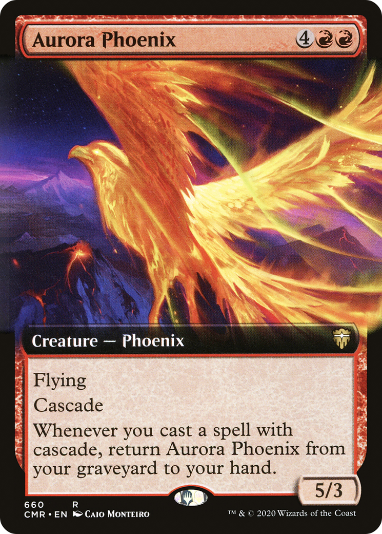 Aurora Phoenix (Extended Art) [Commander Legends] - The Mythic Store | 24h Order Processing