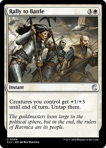 Rally to Battle [Ravnica: Clue Edition] - The Mythic Store | 24h Order Processing