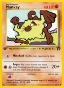 Mankey (61/82) [Team Rocket 1st Edition] - The Mythic Store | 24h Order Processing