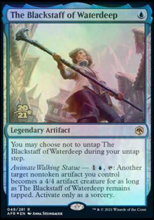 The Blackstaff of Waterdeep [Dungeons & Dragons: Adventures in the Forgotten Realms Prerelease Promos] - The Mythic Store | 24h Order Processing