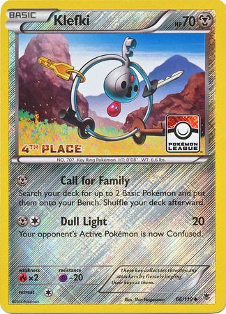 Klefki (66/119) (League Promo 4th Place) [XY: Phantom Forces] - The Mythic Store | 24h Order Processing