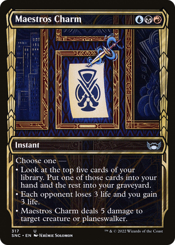 Maestros Charm (Showcase Golden Age) [Streets of New Capenna] - The Mythic Store | 24h Order Processing