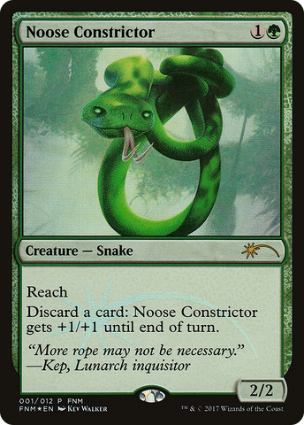 Noose Constrictor [Friday Night Magic 2017] - The Mythic Store | 24h Order Processing