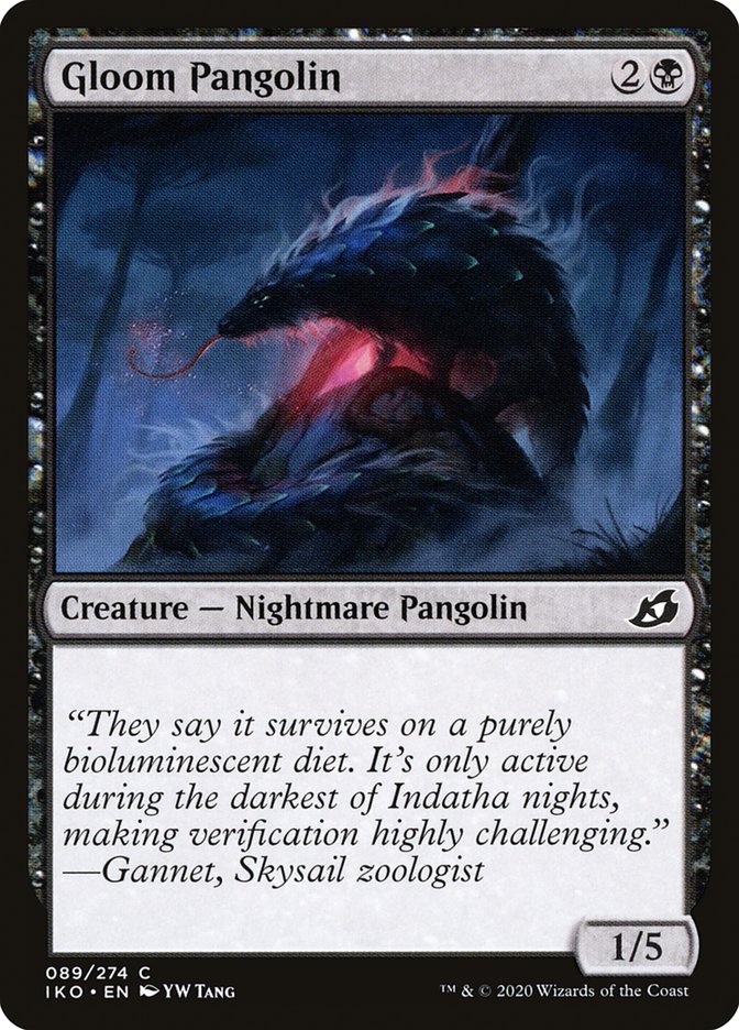 Gloom Pangolin [Ikoria: Lair of Behemoths] - The Mythic Store | 24h Order Processing