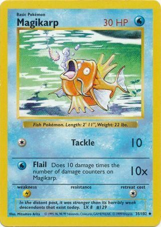 Magikarp (35/102) [Base Set Shadowless Unlimited] - The Mythic Store | 24h Order Processing