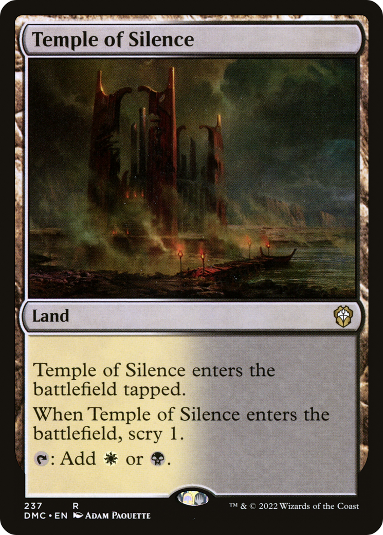 Temple of Silence [Dominaria United Commander] - The Mythic Store | 24h Order Processing