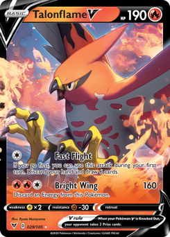 Talonflame V (029/185) [Sword & Shield: Vivid Voltage] - The Mythic Store | 24h Order Processing