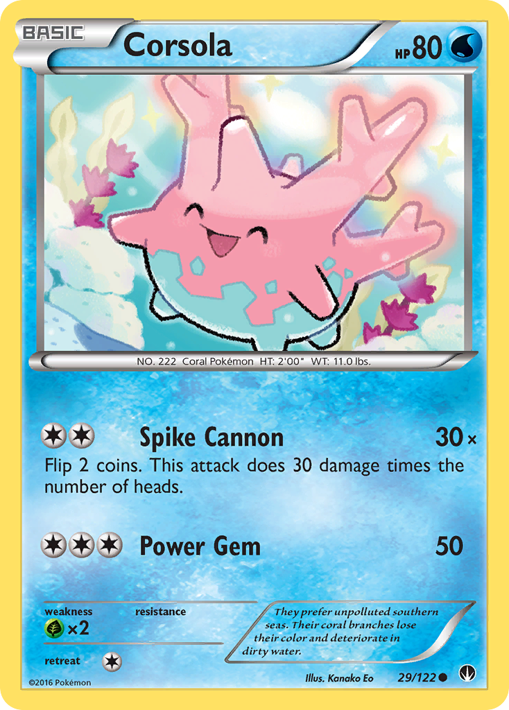 Corsola (29/122) [XY: BREAKpoint] - The Mythic Store | 24h Order Processing